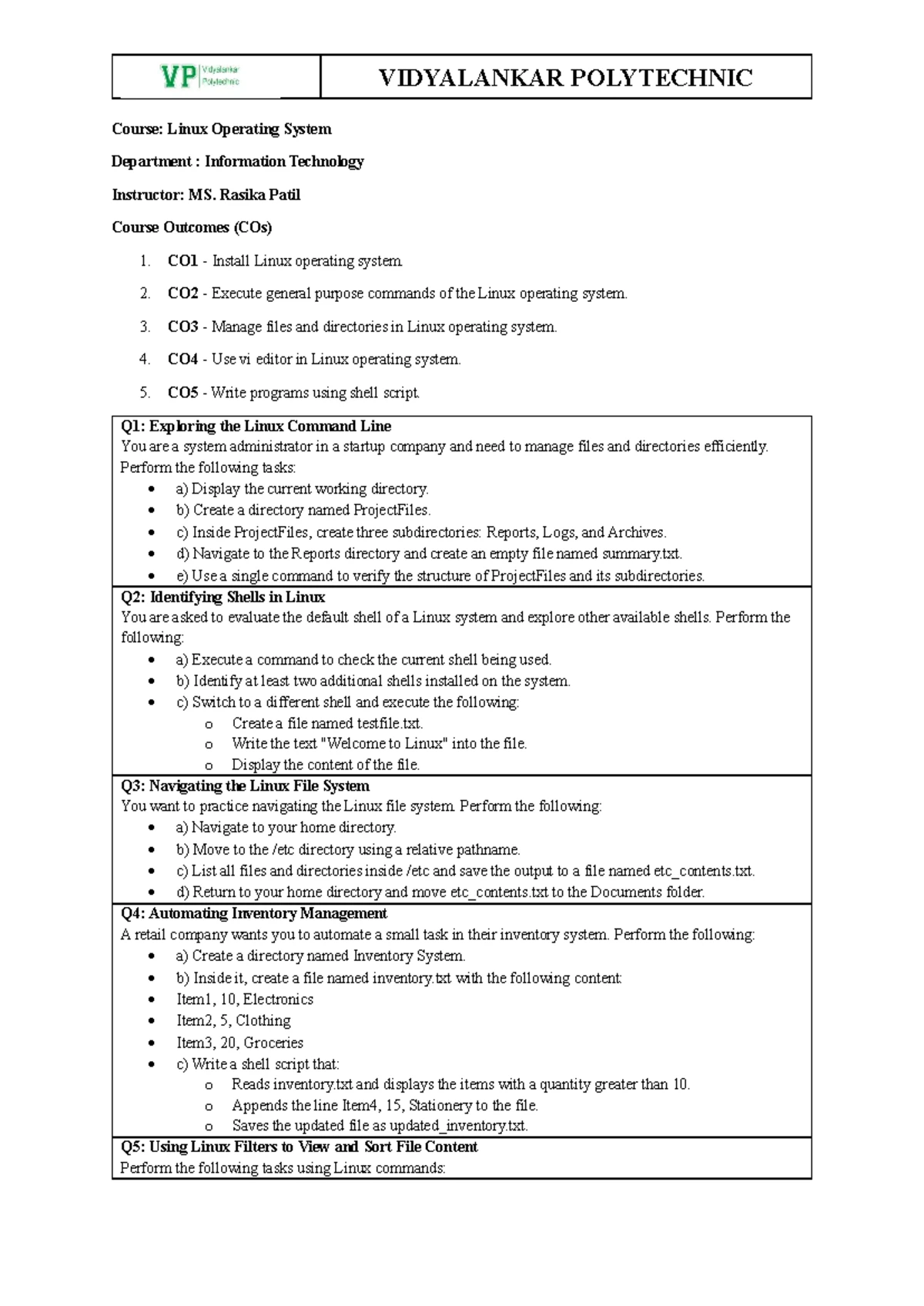 Programming in C: Model Answer Paper for 22218 2018 Summer Exam - Studocu