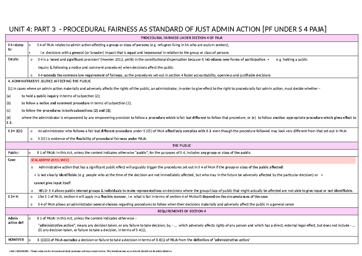 PBL EXAM 2 YA Nnete - Administrative Justice & Procedural Fairness ...