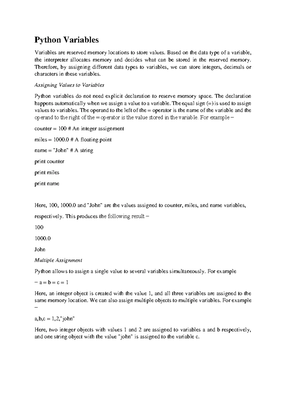 Basic Syntax - Basic Syntax Python Identifiers A Python identifier is a ...