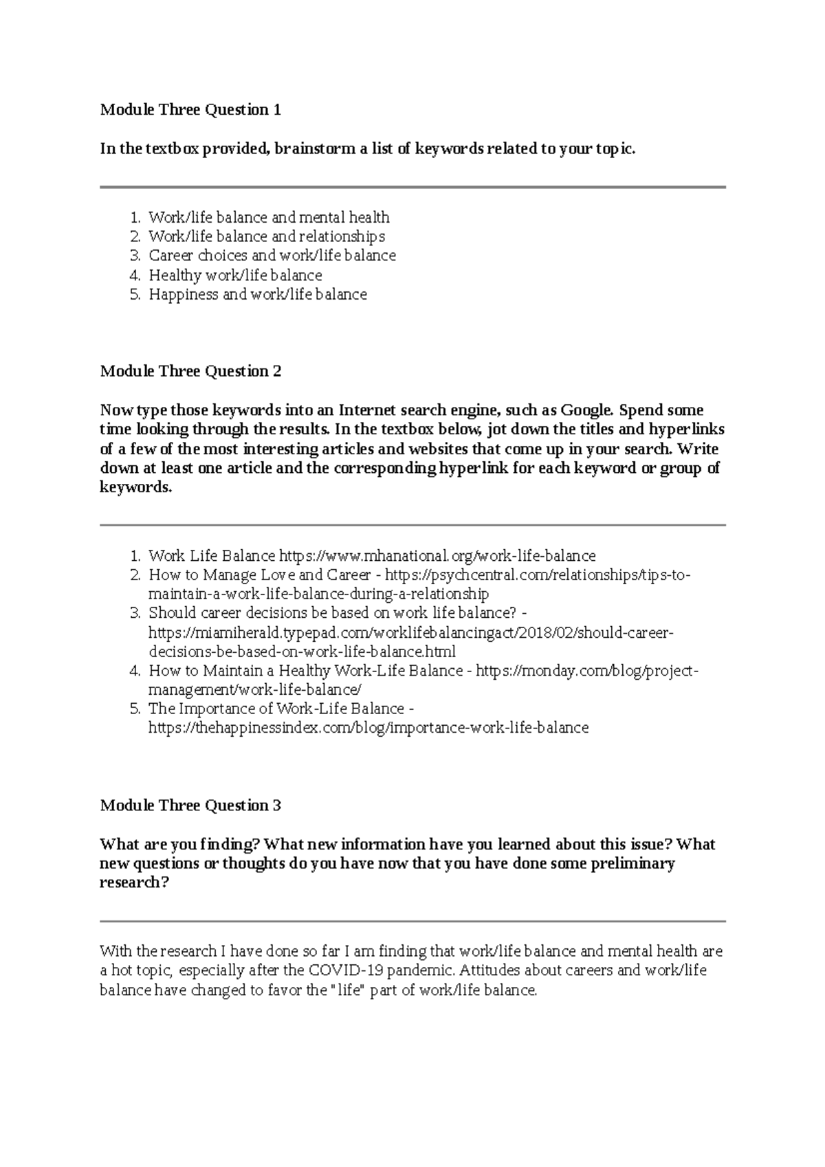Applied Social Sciences SCS 200 Module 3 Short Responses and Research ...