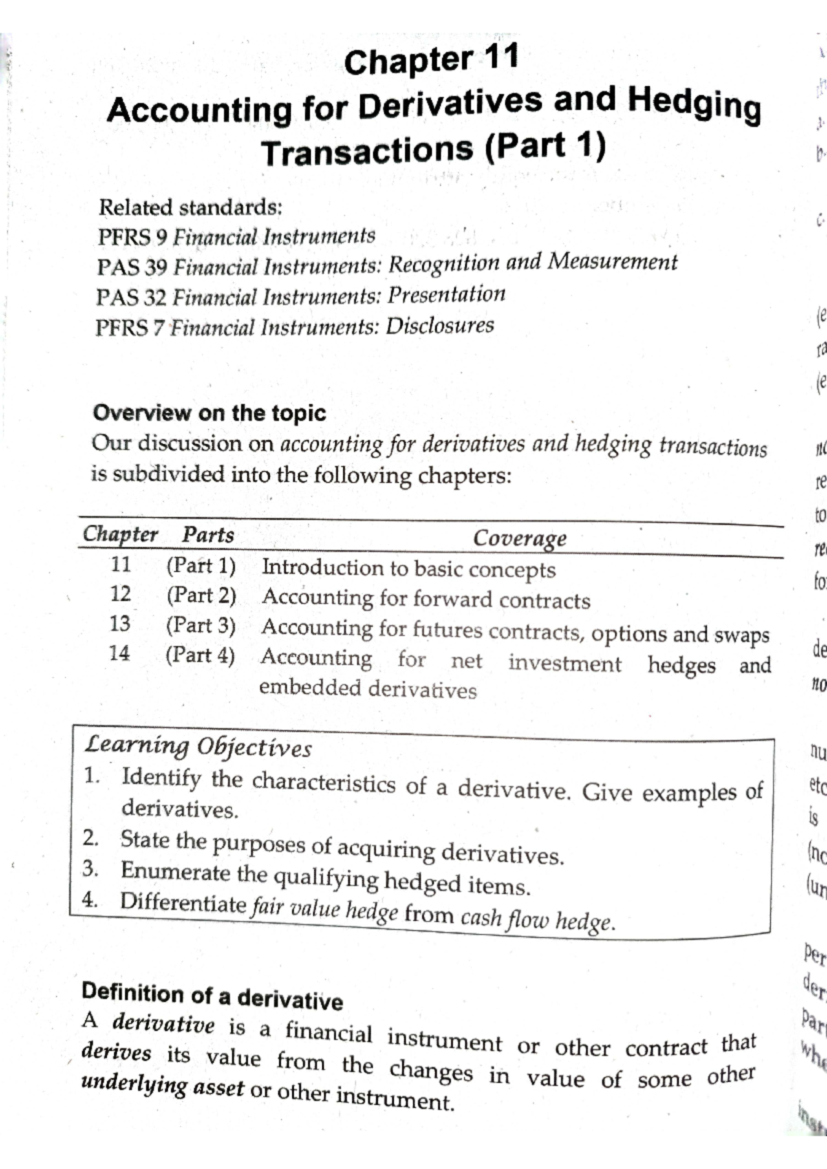 ABC by Millan – Chapter 11: Accounting for Derivatives & Hedging Transactions - Document Preview