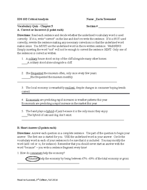 Unit 7 Sample Work - example - Name Unit 7 Sample Work This is to be ...