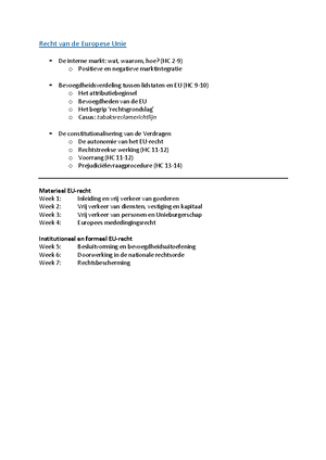 [Solved] Waarom Valt Compensatieregeling Van Een Lidstaat Niet Onder De ...