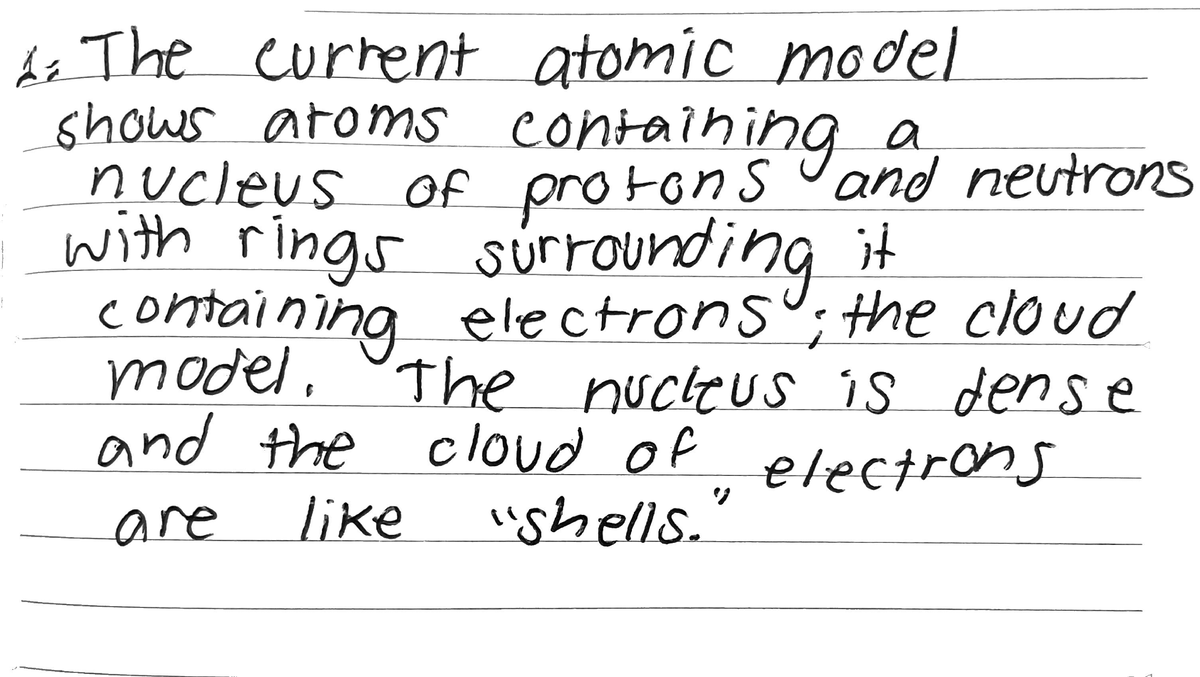 Chem - chem summary - Chemistry in Modern Life - Is The current atomic ...