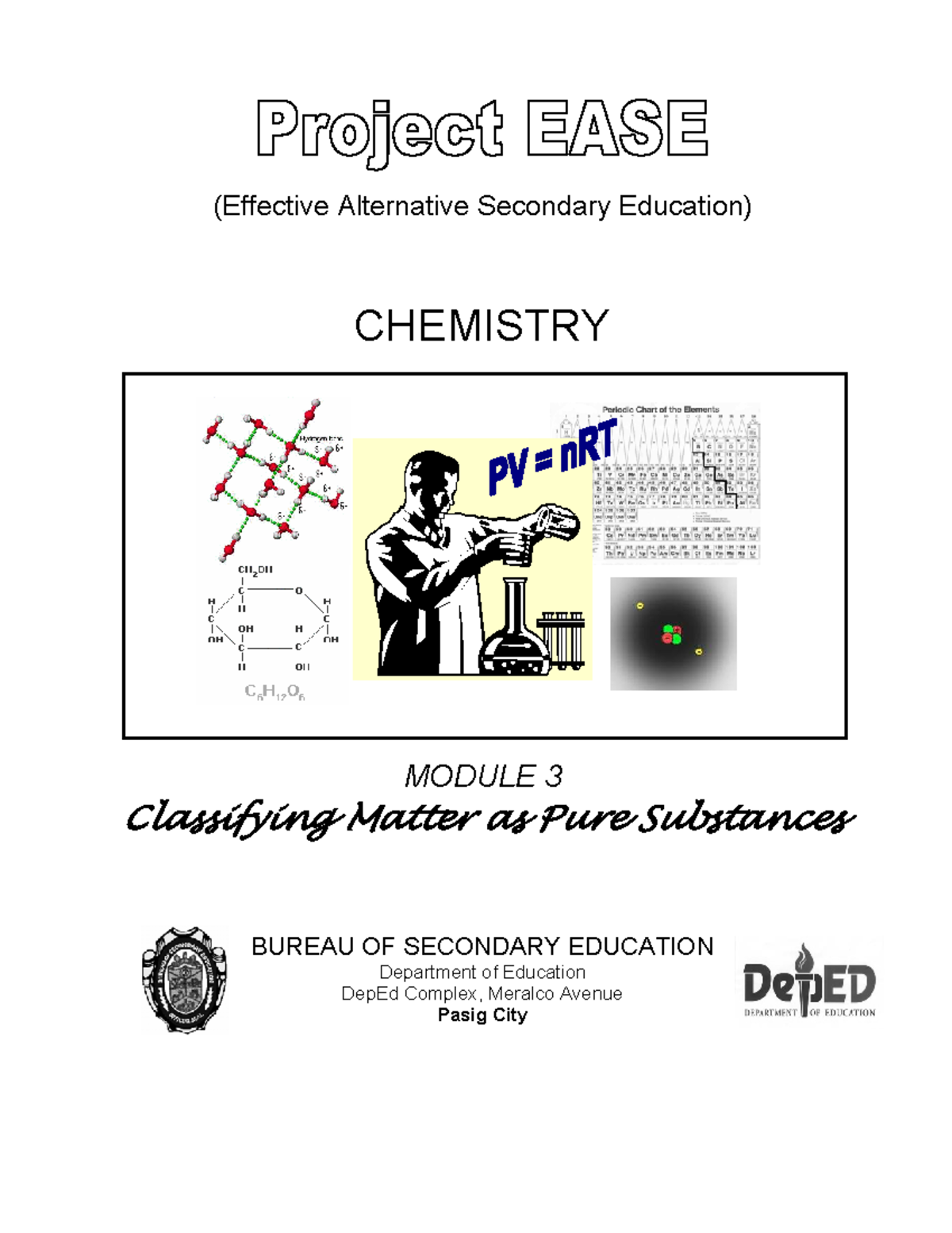 CHEM 101: Module 3 - Classifying Matter as Pure Substances - Studocu