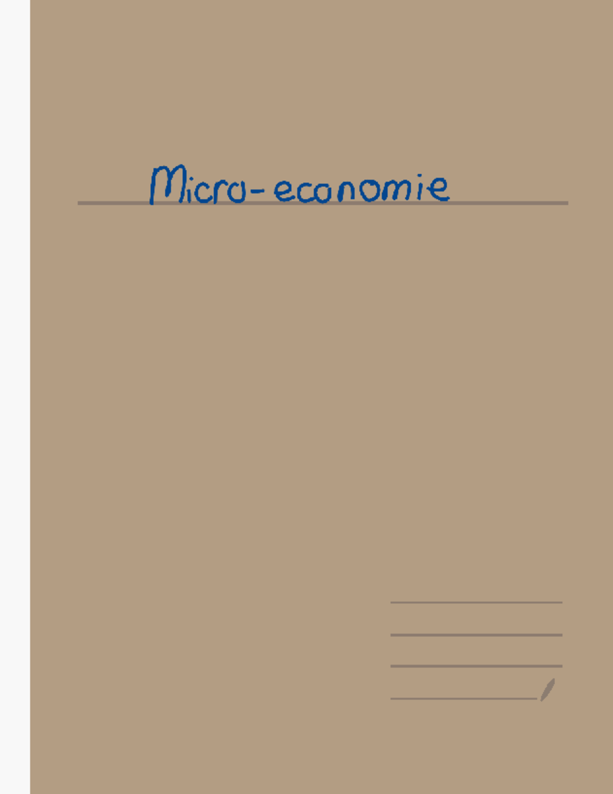 Microeconomics Week 1-4 Lecture Notes with Key Concepts and Examples ...