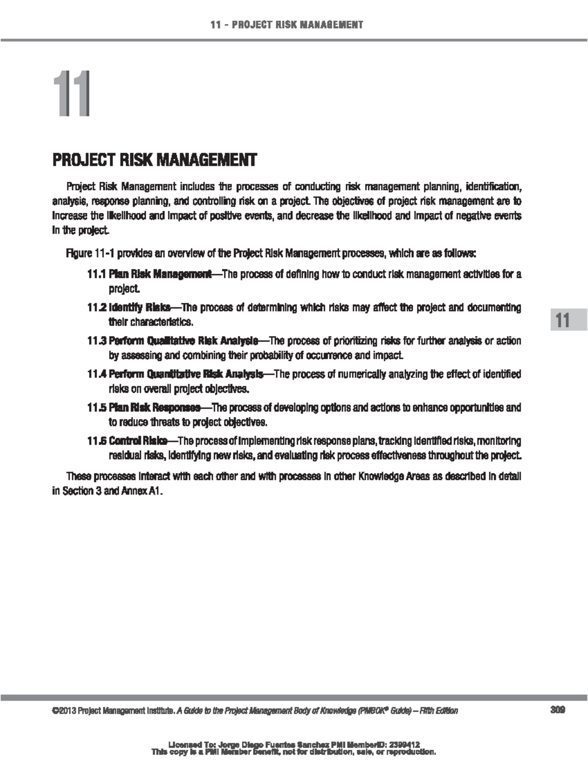Project Risk Management- Pmbokguide 5th Edition 820c84f2133373 ...