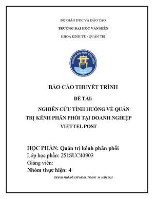 [Solved] S t duy nhp mn ngnh qun tr kinh doanh - Nhập môn Quản trị kinh ...