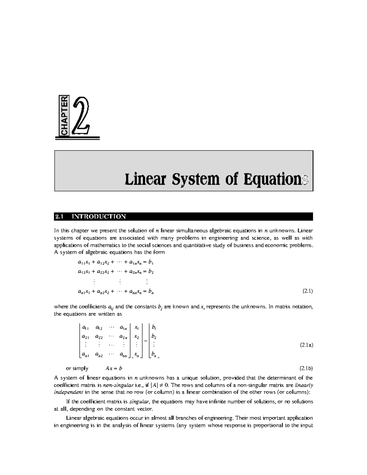 Linear Systems of Equations: A Comprehensive Overview of Solutions and ...