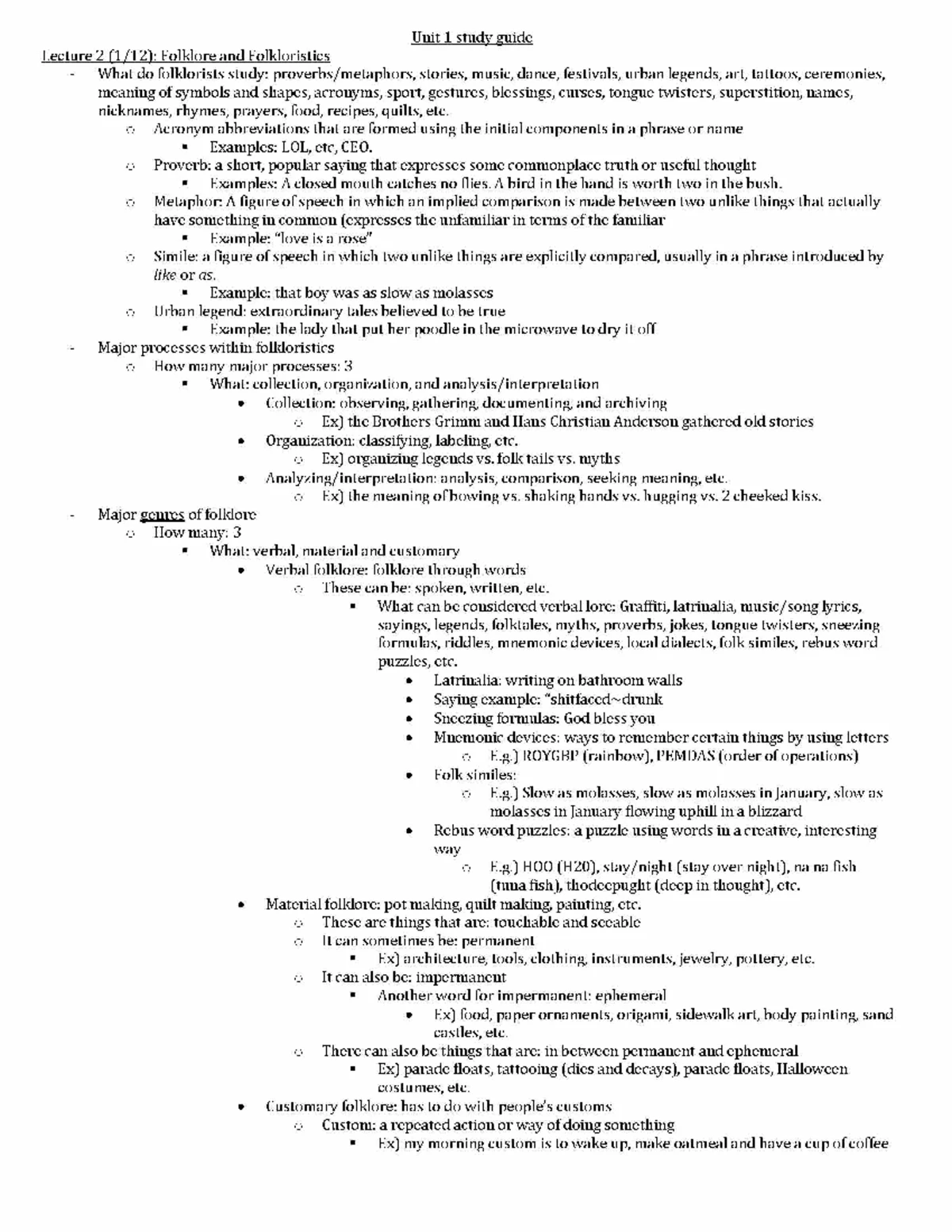 F101 Fall 2024 - Second Exam Study Guide and Key Concepts - Studocu