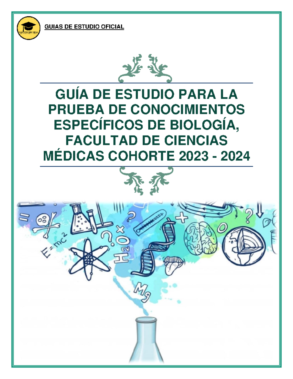 Guía de Estudio para la Prueba de Conocimientos Específicos de Biología USAC 2023-2024 - Document Preview