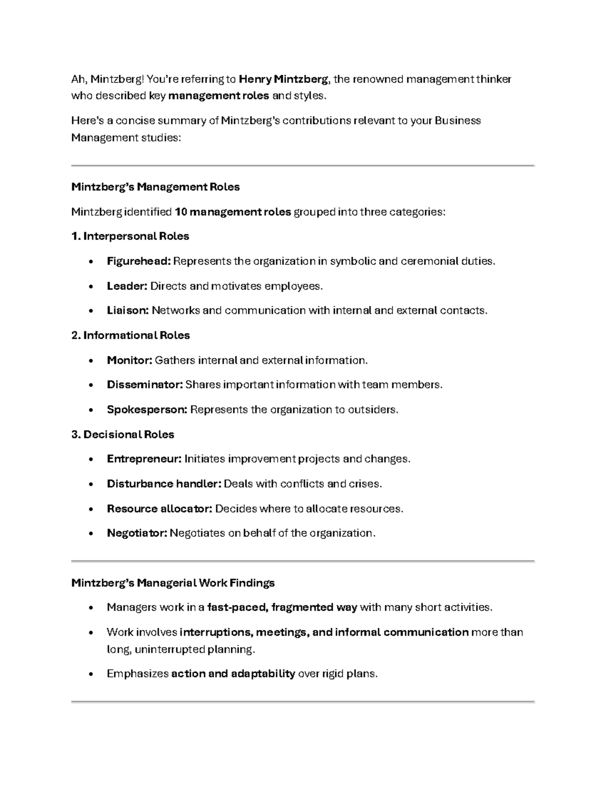 Business Management (BM101): Key Management Theories Summary - Studocu