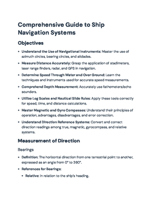 Standard Commands and Watchstanding Organization for Naval Operations ...