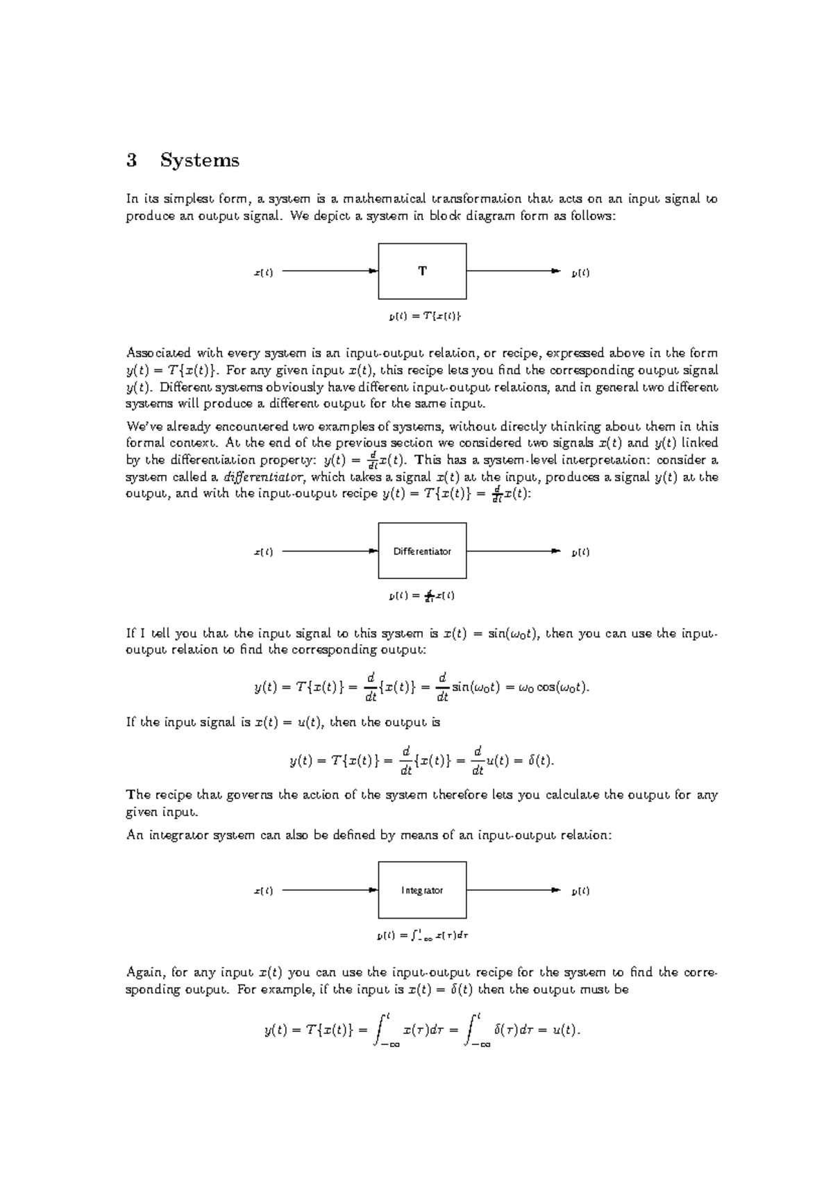 03 systems notes - 3 Systems In its simplest form, a system is a ...