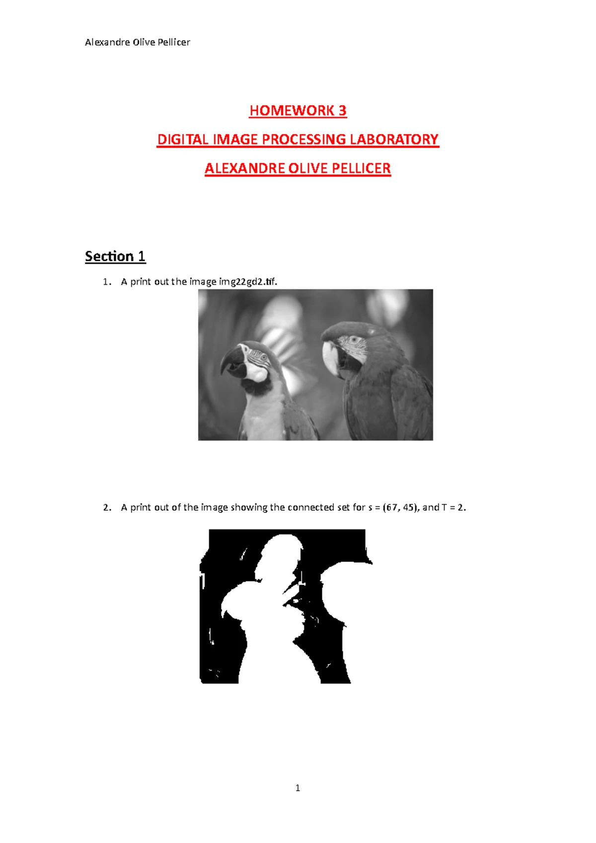 Digital Image Processing Lab1: Filtering Techniques and Implementation ...