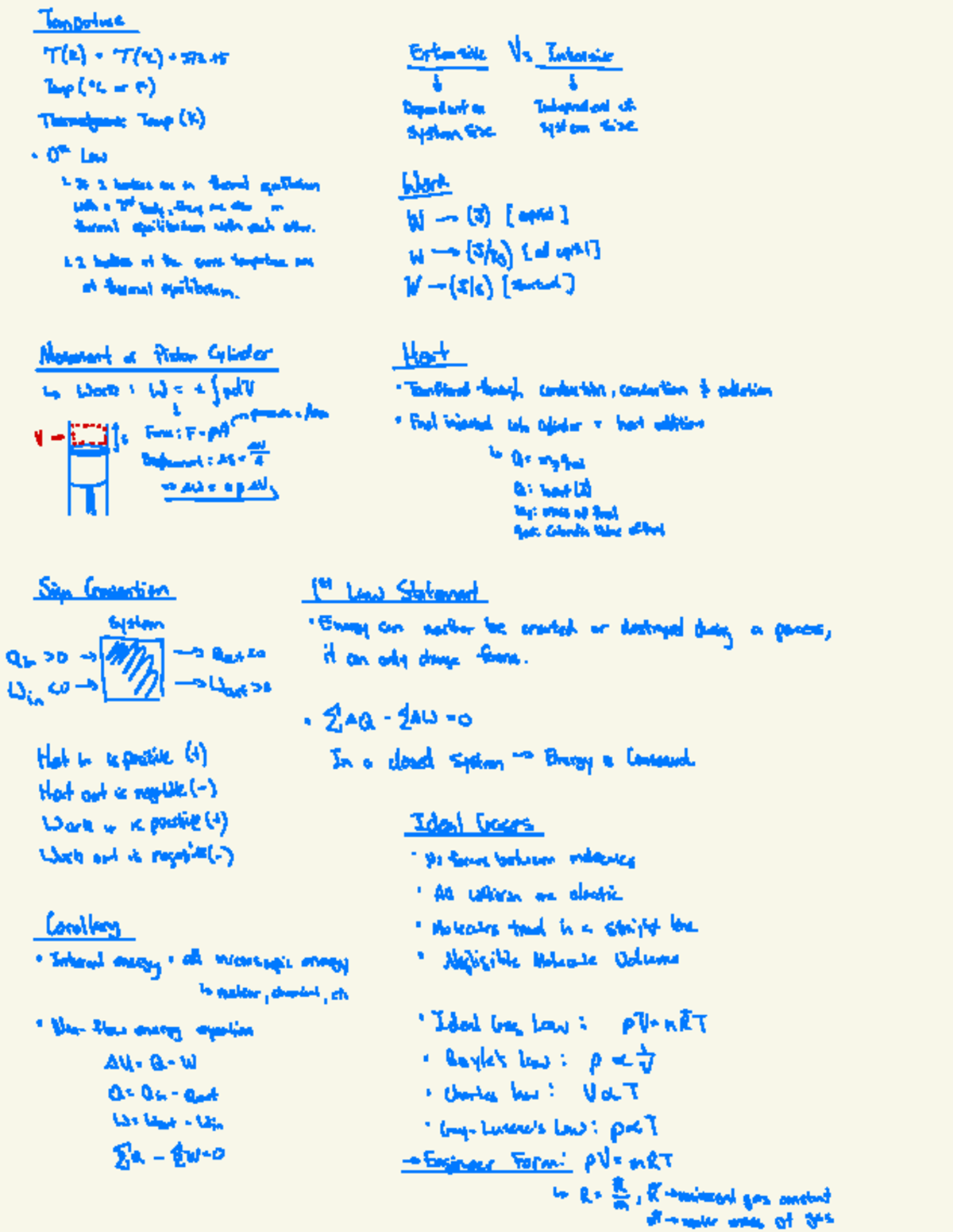 Thermodynamics Lecture Notes - 2026 T1 - Studocu