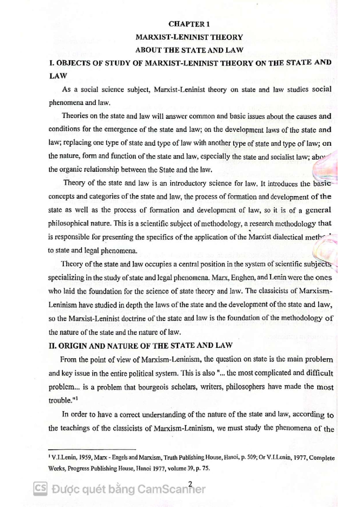 PLUE 101: Chapter 1 - Theory of State and Law Overview - Studocu
