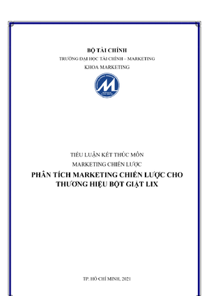 [Solved] Phn khc th trng v khch hng mc tiu ca Masan Consumer ...