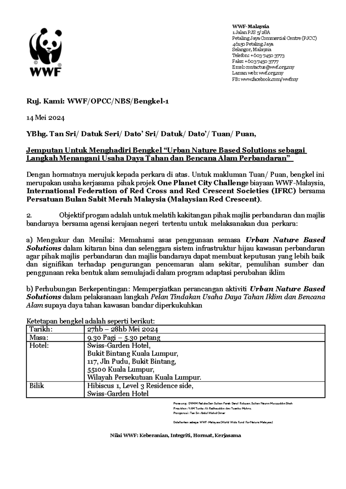 7. Invitation Letter Council 14.05.24 Mb Seberang Perai - WWF-Malaysia ...