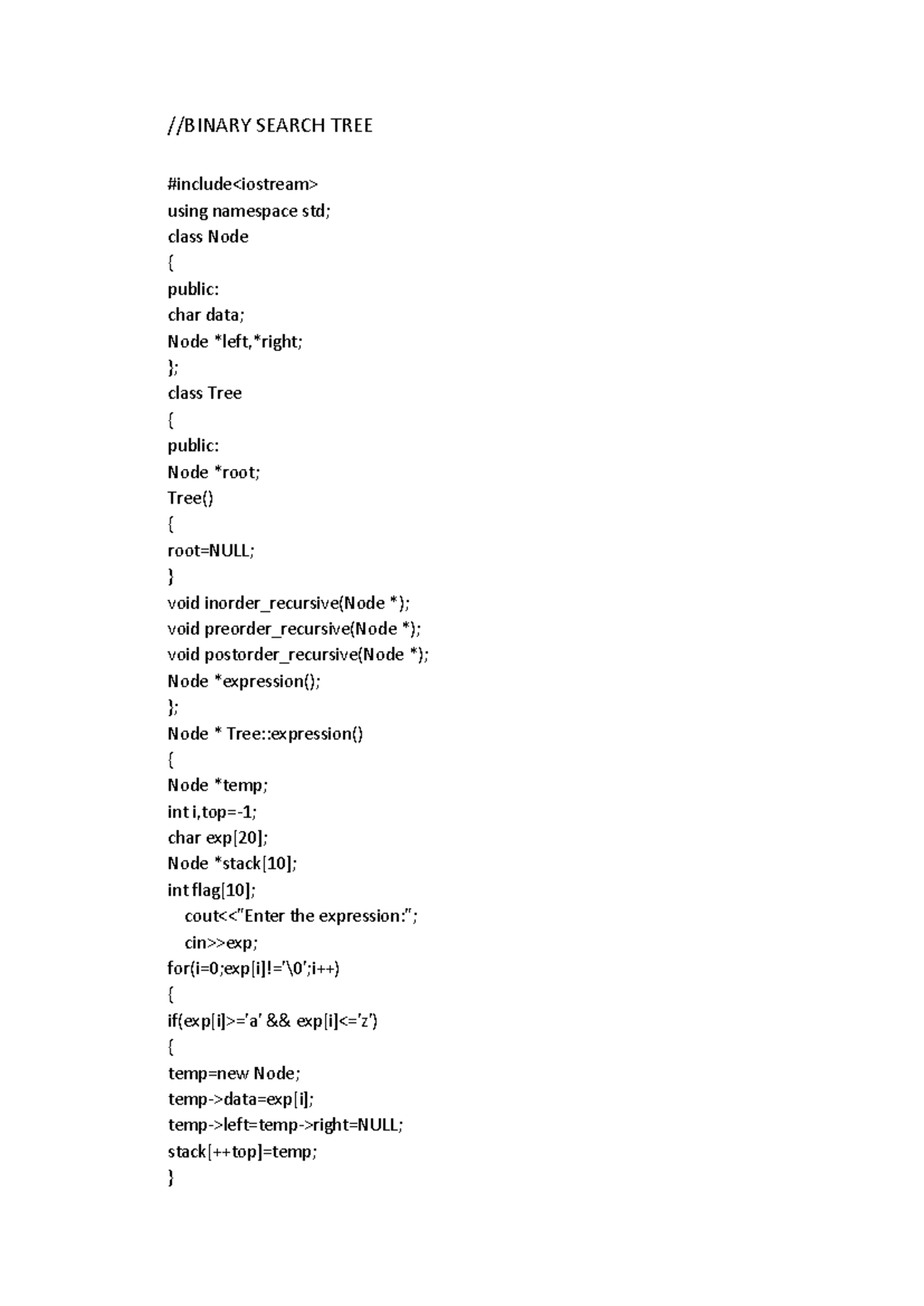 Binary Search Tree - DSA Algorithms Overview - Studocu