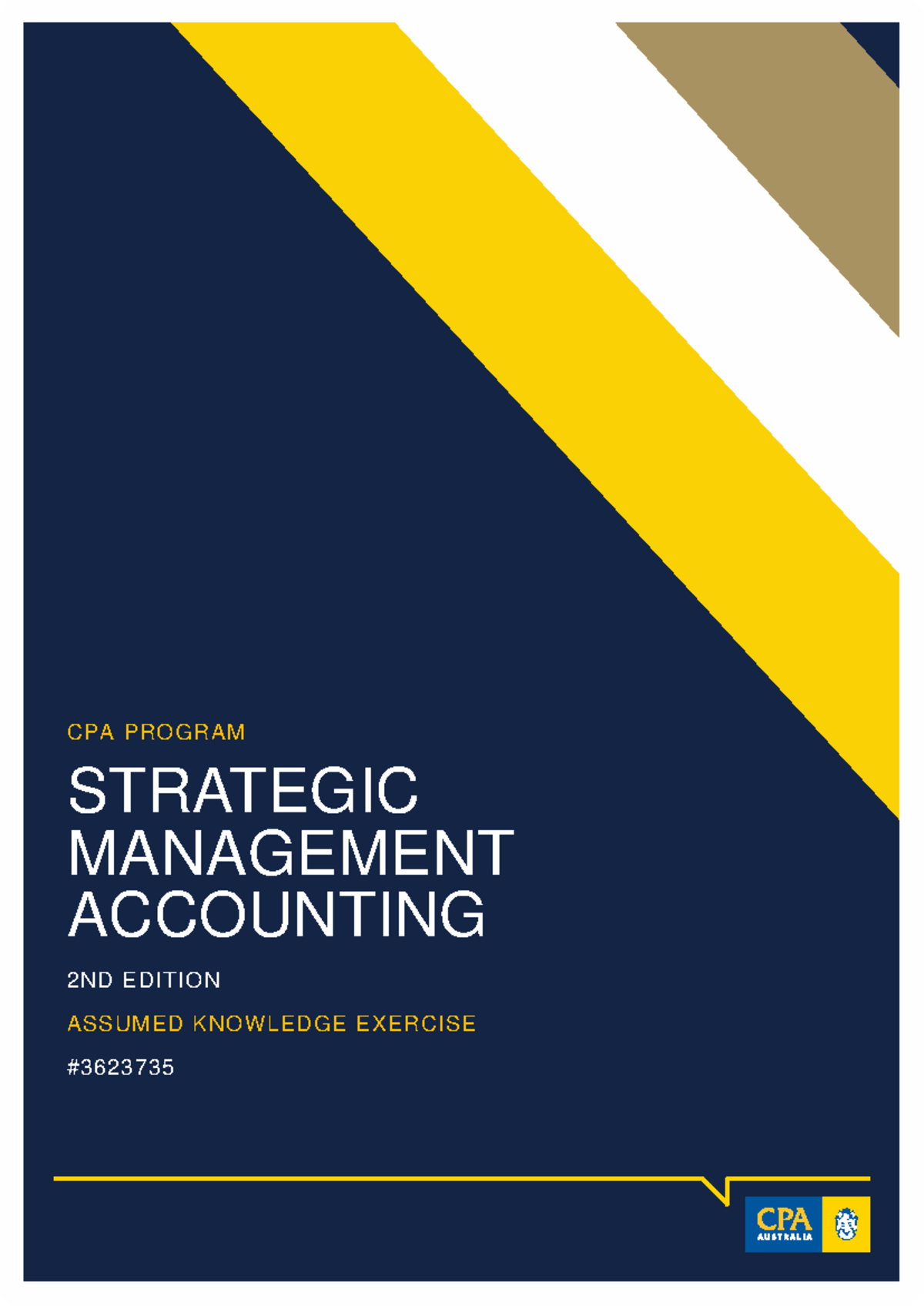 SMA 2nd Edition Assumed Knowledge Exercise: Cost Classifications ...