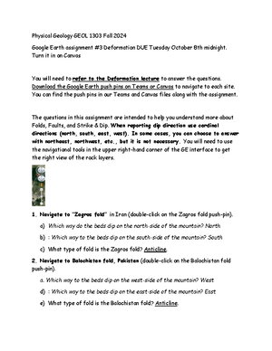 GEOL 1610 Physical Geology Exam 1 Review UNT F06 - GEOL 1610 Physical ...