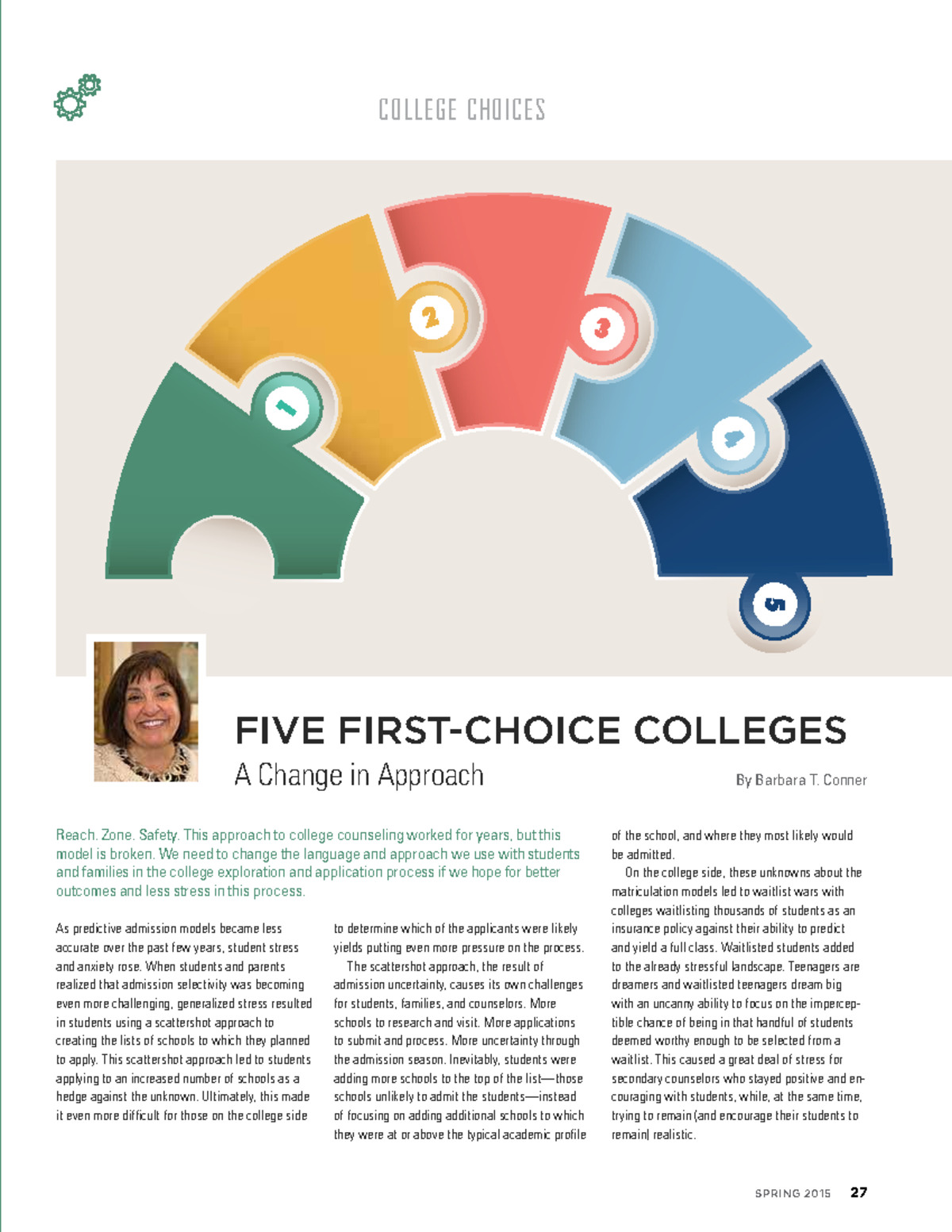 COLLEGE CHOICES: FIVE 1st Choice Colleges for Admissions Success - Studocu