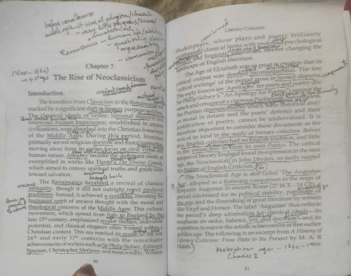 Neoclassicism in Literary Criticism: An Overview of Key Concepts - Studocu