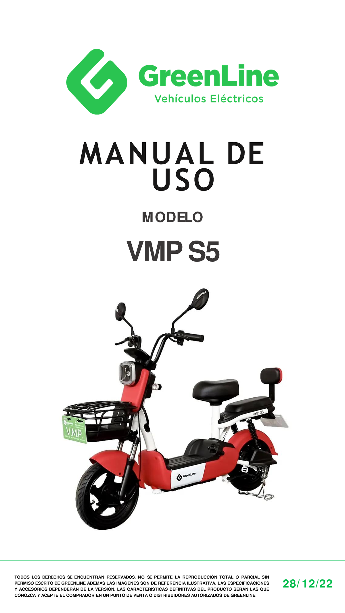 Manual de Uso del VMP S5 de Green Line 2023 - Studocu