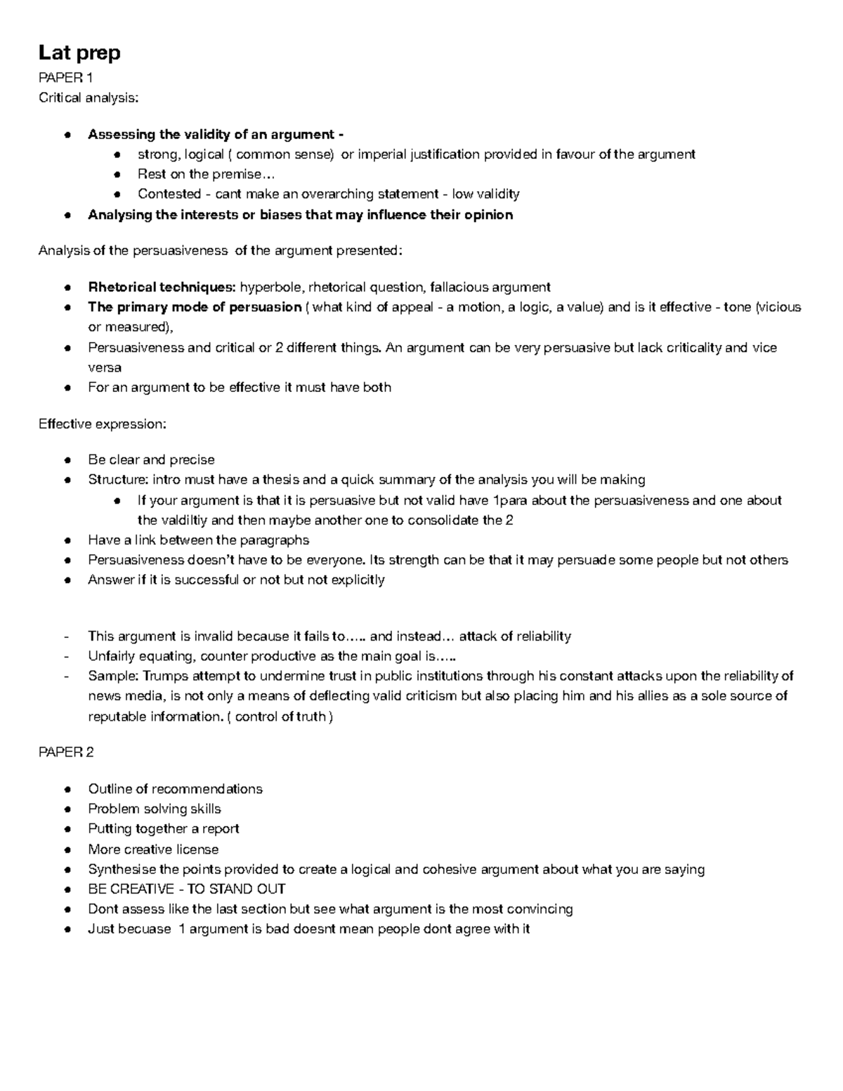 Lat prep - this is really helpful prep for the lat exam - Lat prep ...