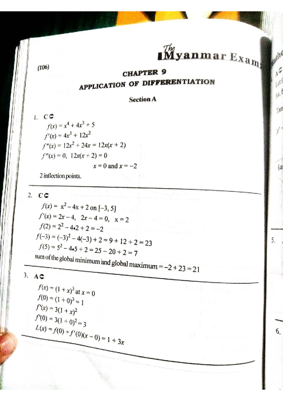Old Questions and Answers for Math Ch 9 & 10 (F) - Studocu