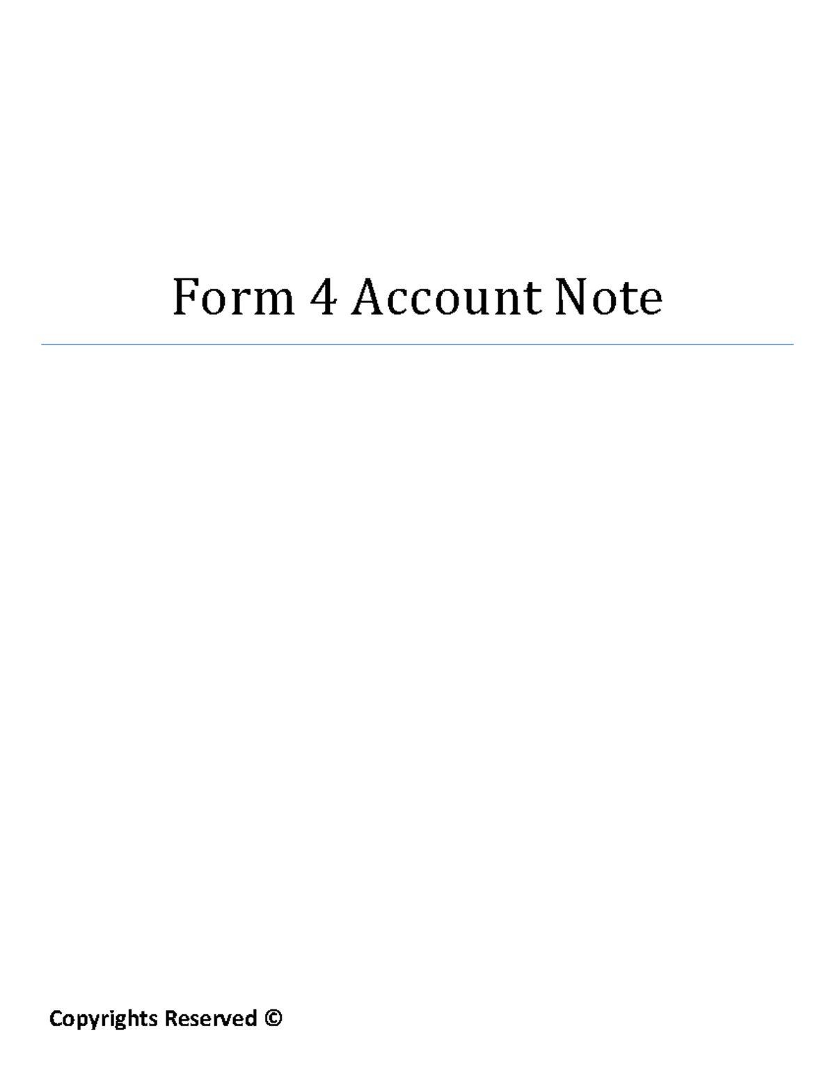 412011 254 Prinsip Perkauanan Note Form 4 - Copyrights Reserved ...