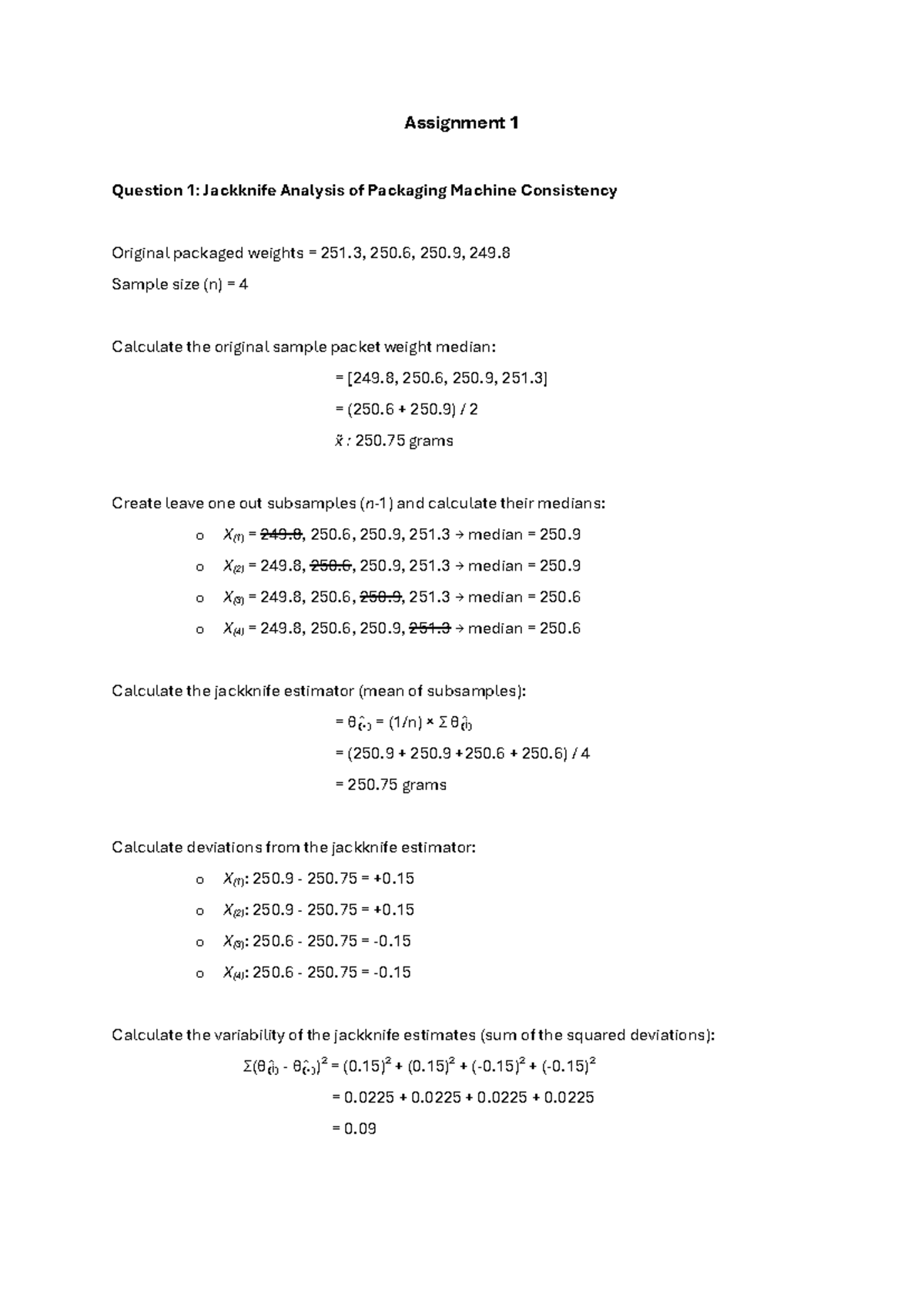 MAS223 Assignment 1: Jackknife Analysis & Height Regression Study - Studocu