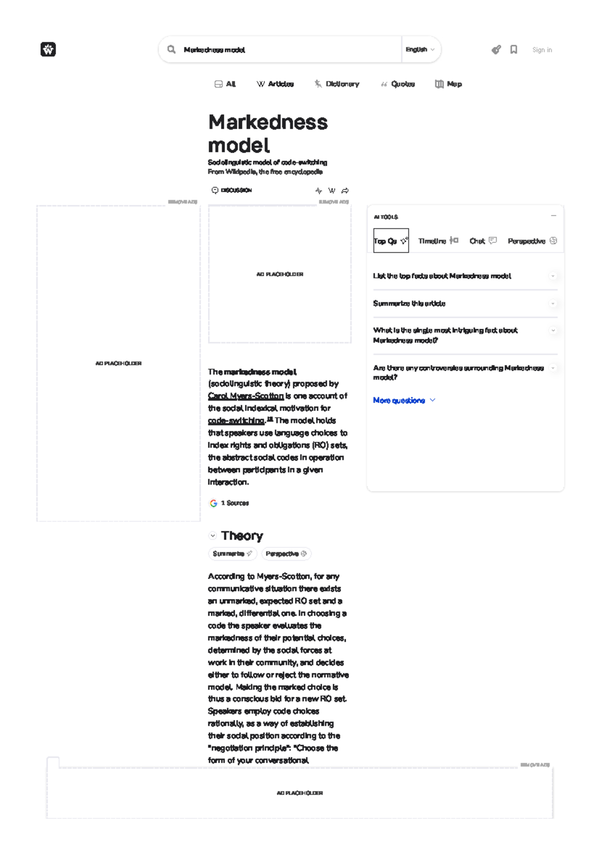Markedness model: A sociolinguistic perspective on language choices ...