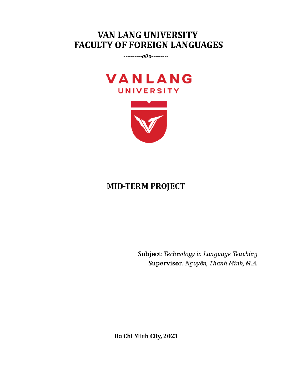 Midterm Project Template for TECH. IN LANG. Teaching - Group 25N - Studocu