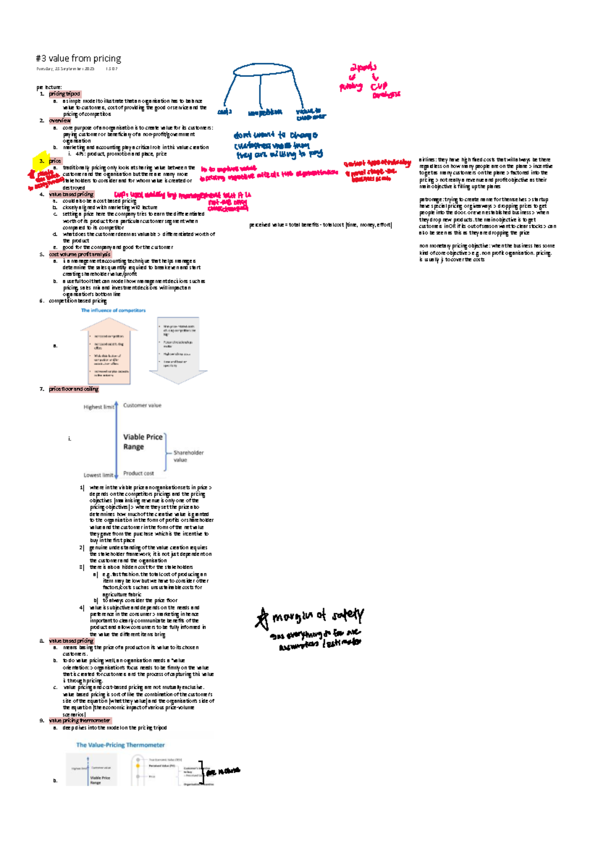 3 Value from Pricing - Chapter 3 Lecture Notes - Studocu