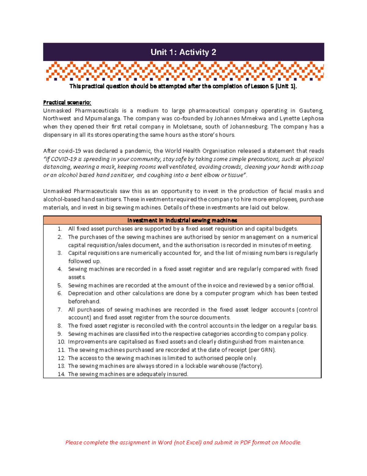 Unit 1 Activity 2 Question 2025 Audit 31 9b643708 aad52f300787 ...