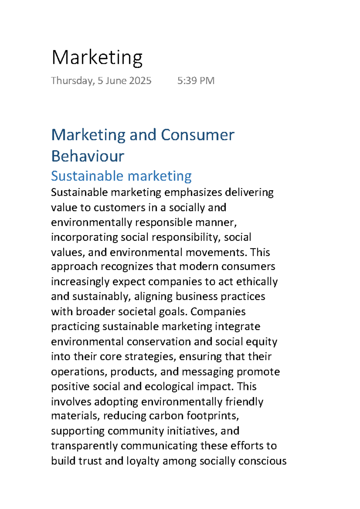 Comprehensive Guide to Mktg & Consumer Behavior Analysis (MKT 101 ...