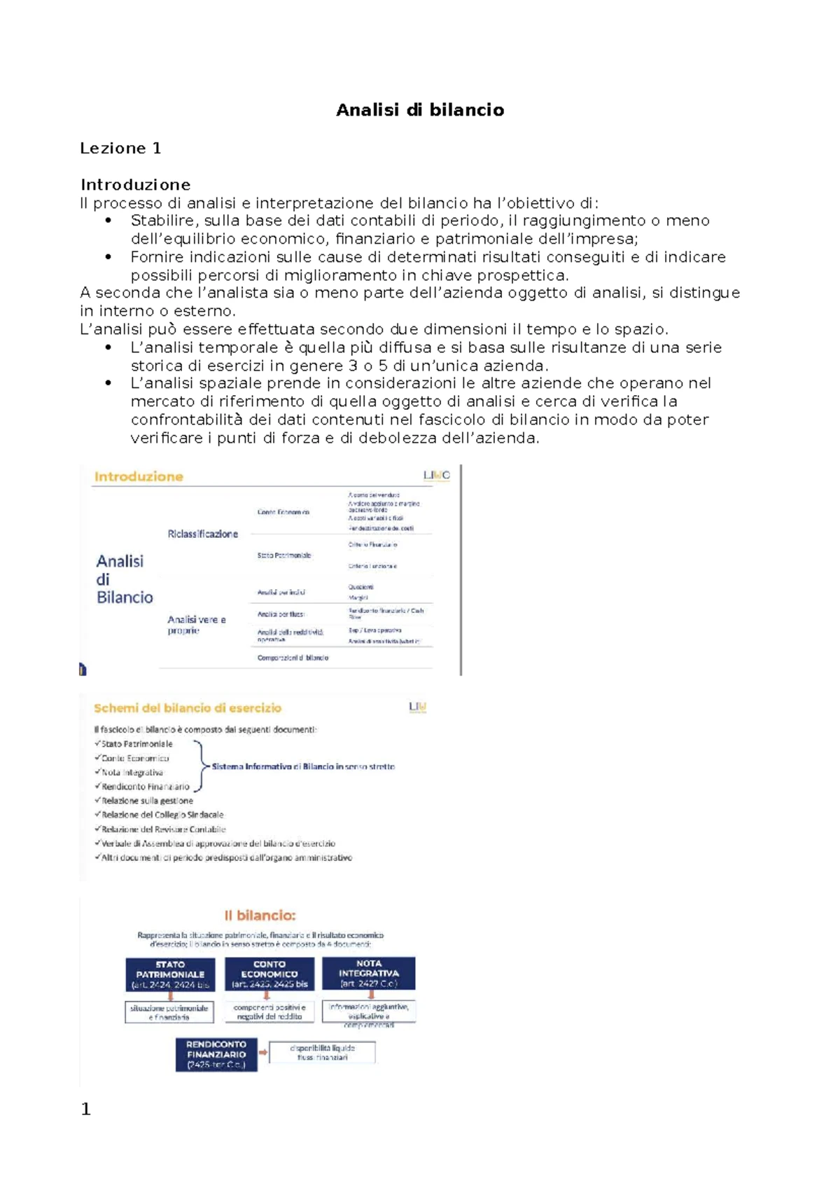 Indici di Liquidit: Formula, Interpretazione e Esempi - Studocu