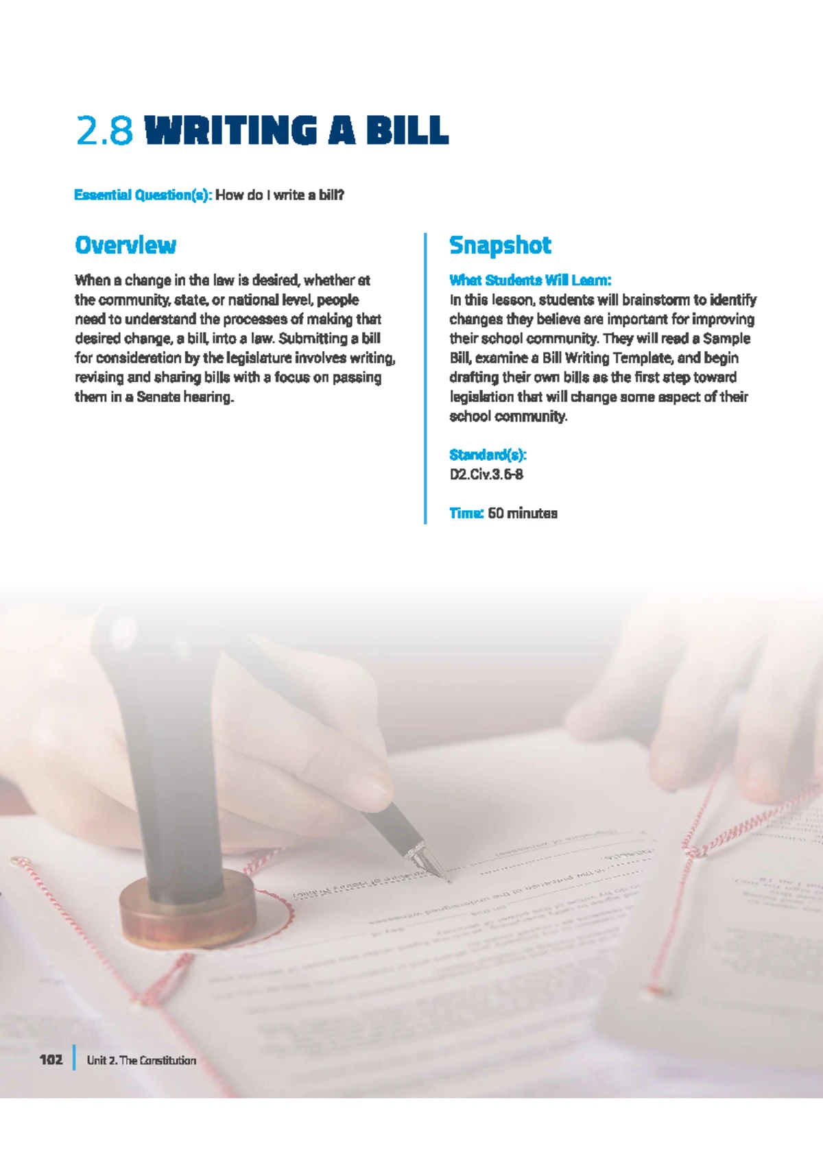 UwB Student Bill Template for Legislation - 2024 - Studocu
