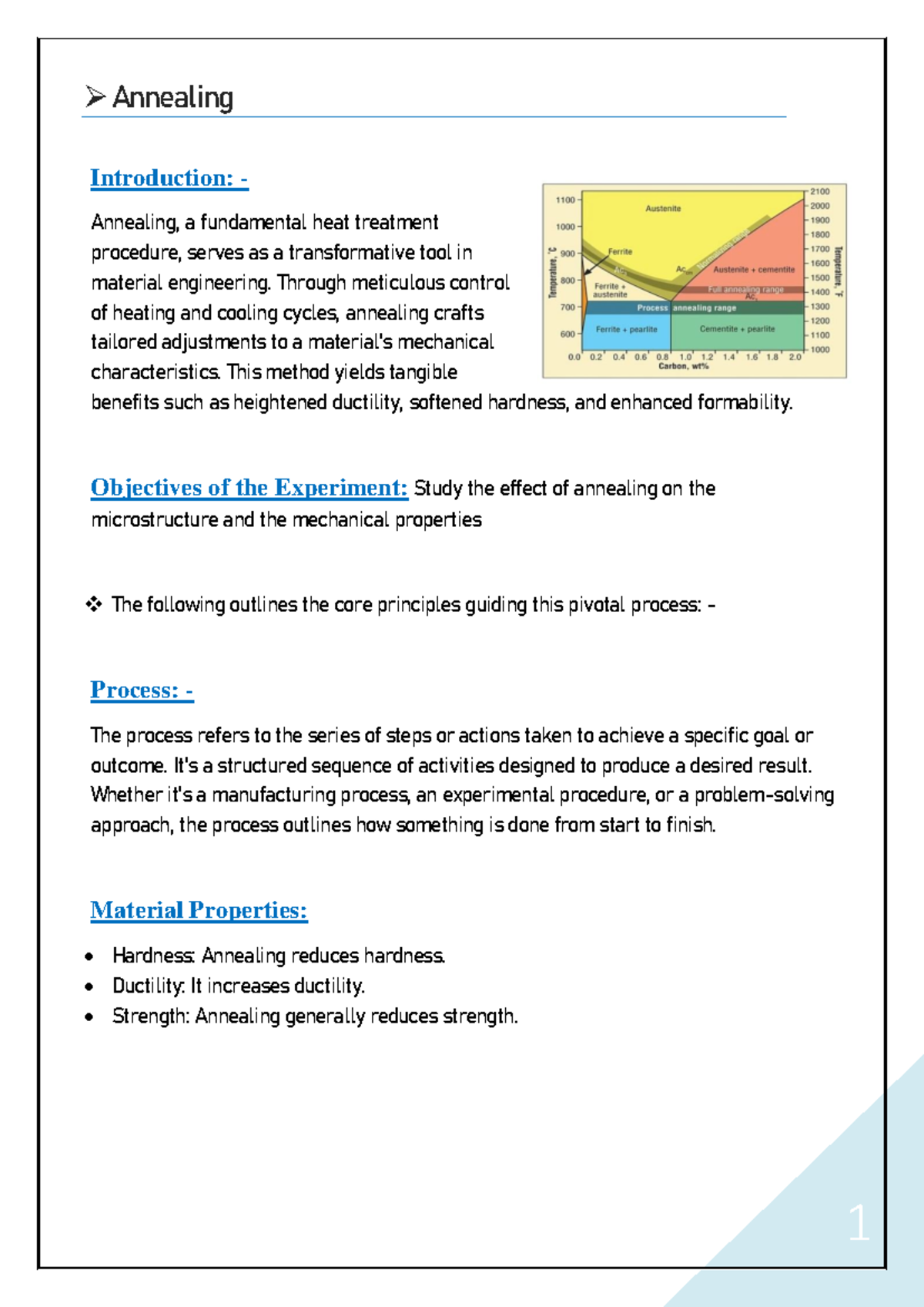 Annealing - Annealing Introduction: - Annealing, a fundamental heat ...