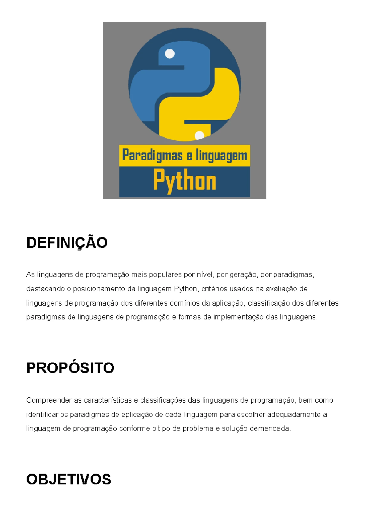 Tema 5 - Programação Orientada a Objetos em Python (POO) - Studocu