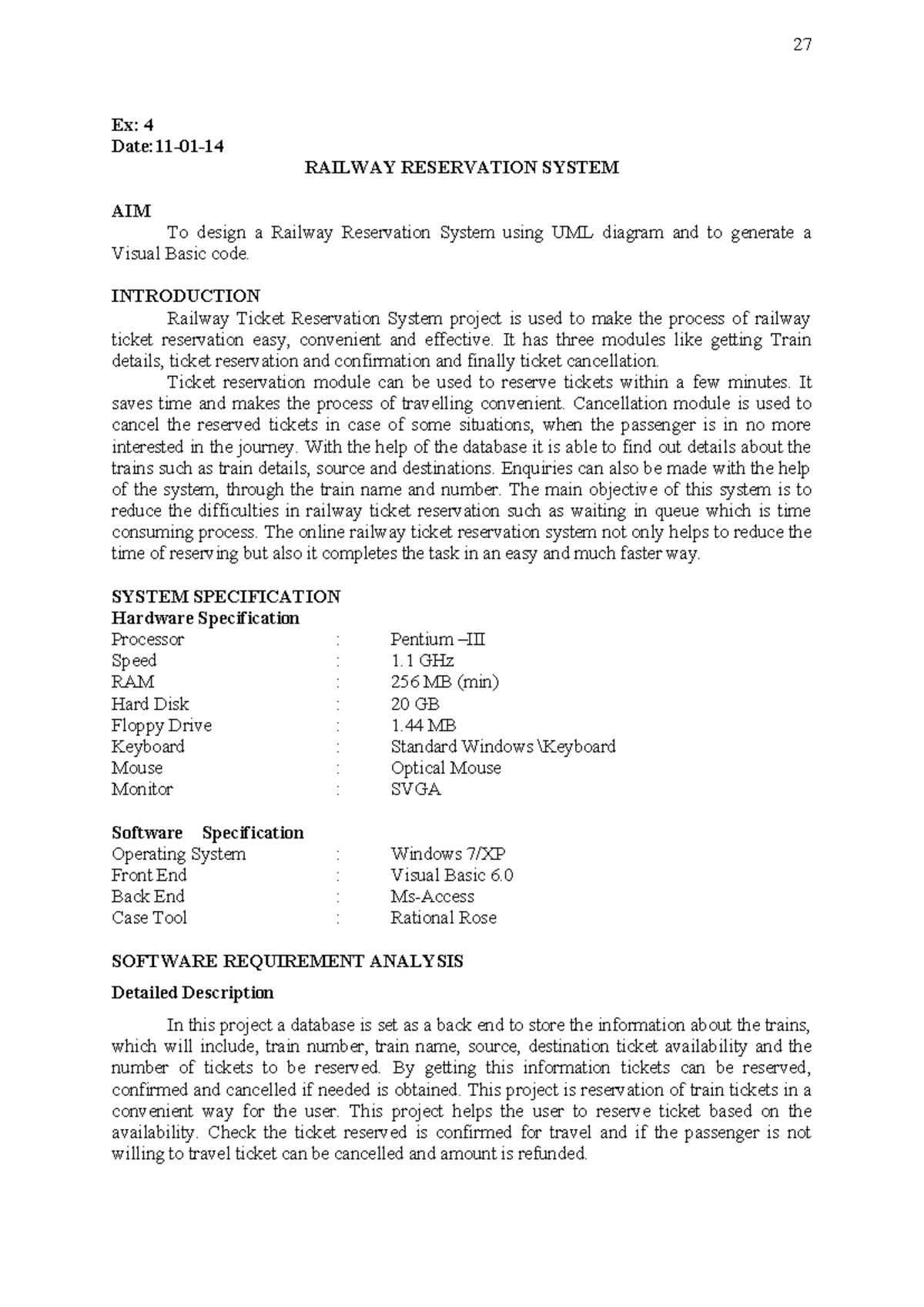 4. Railway Reservation System Project Development Using UML and VB ...