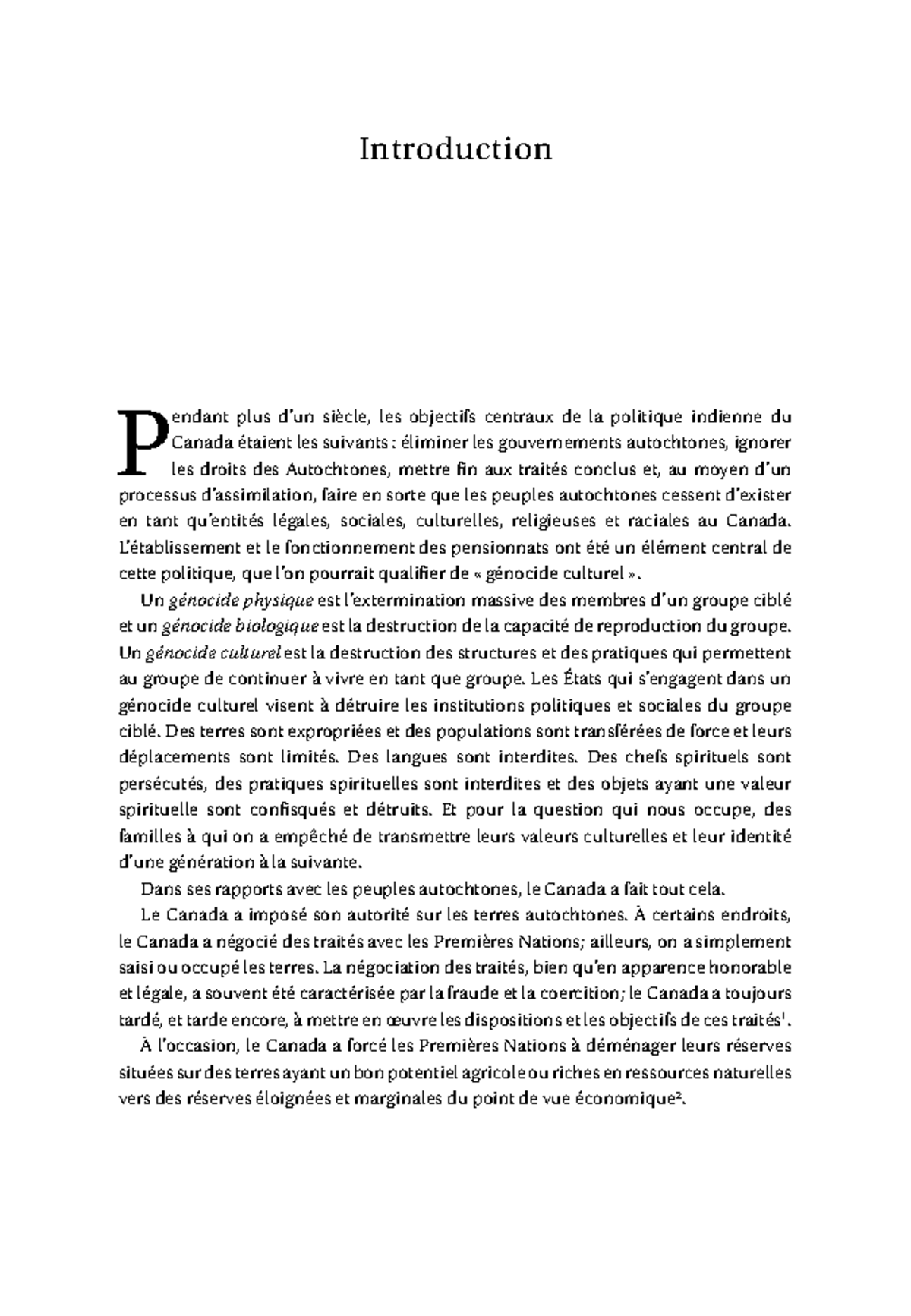Rapport de la Commission de vérité et réconciliation : Introduction et ...