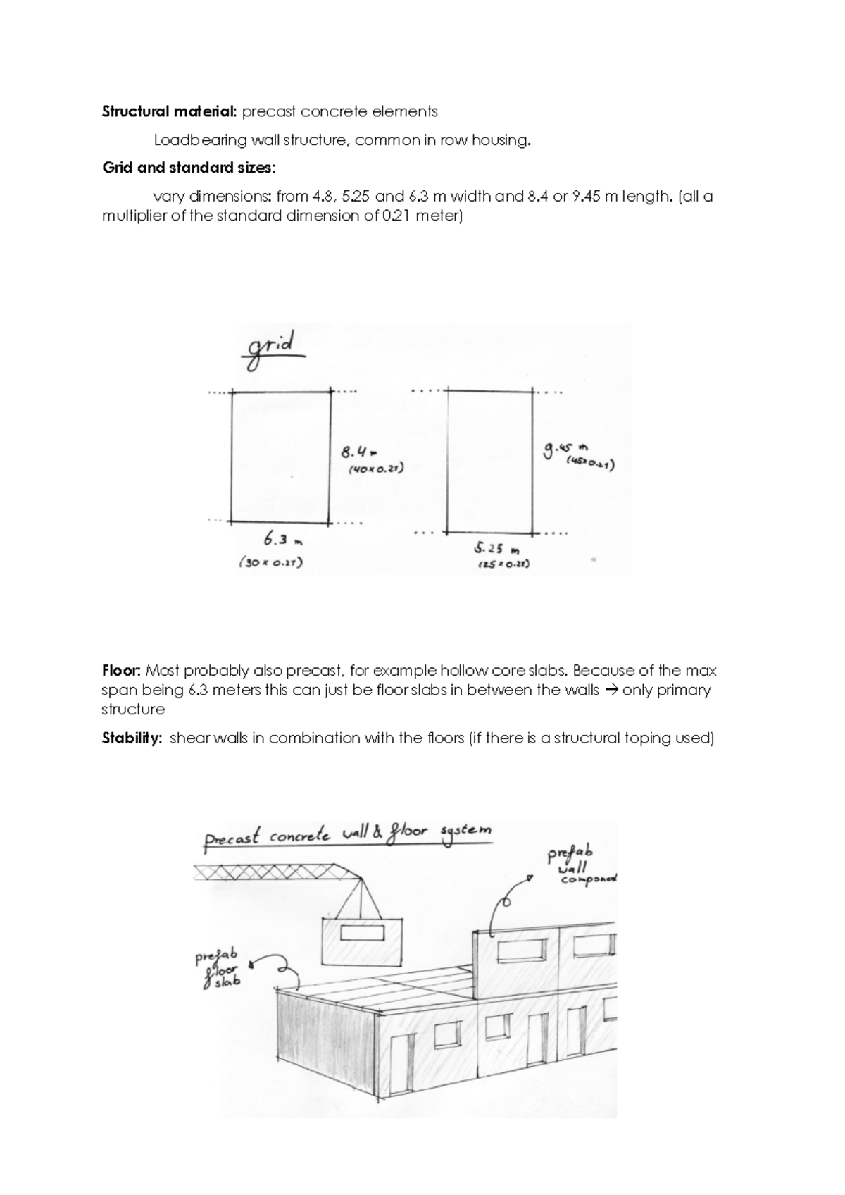 Factsheet part SED - Structural material: precast concrete elements ...