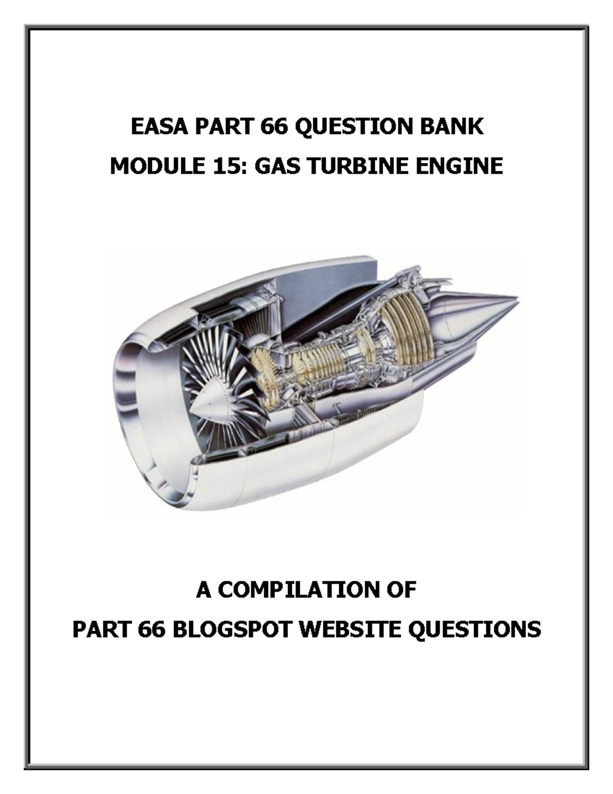 552337205 Module 15 Gas Turbine Engine Question Bank - Studocu