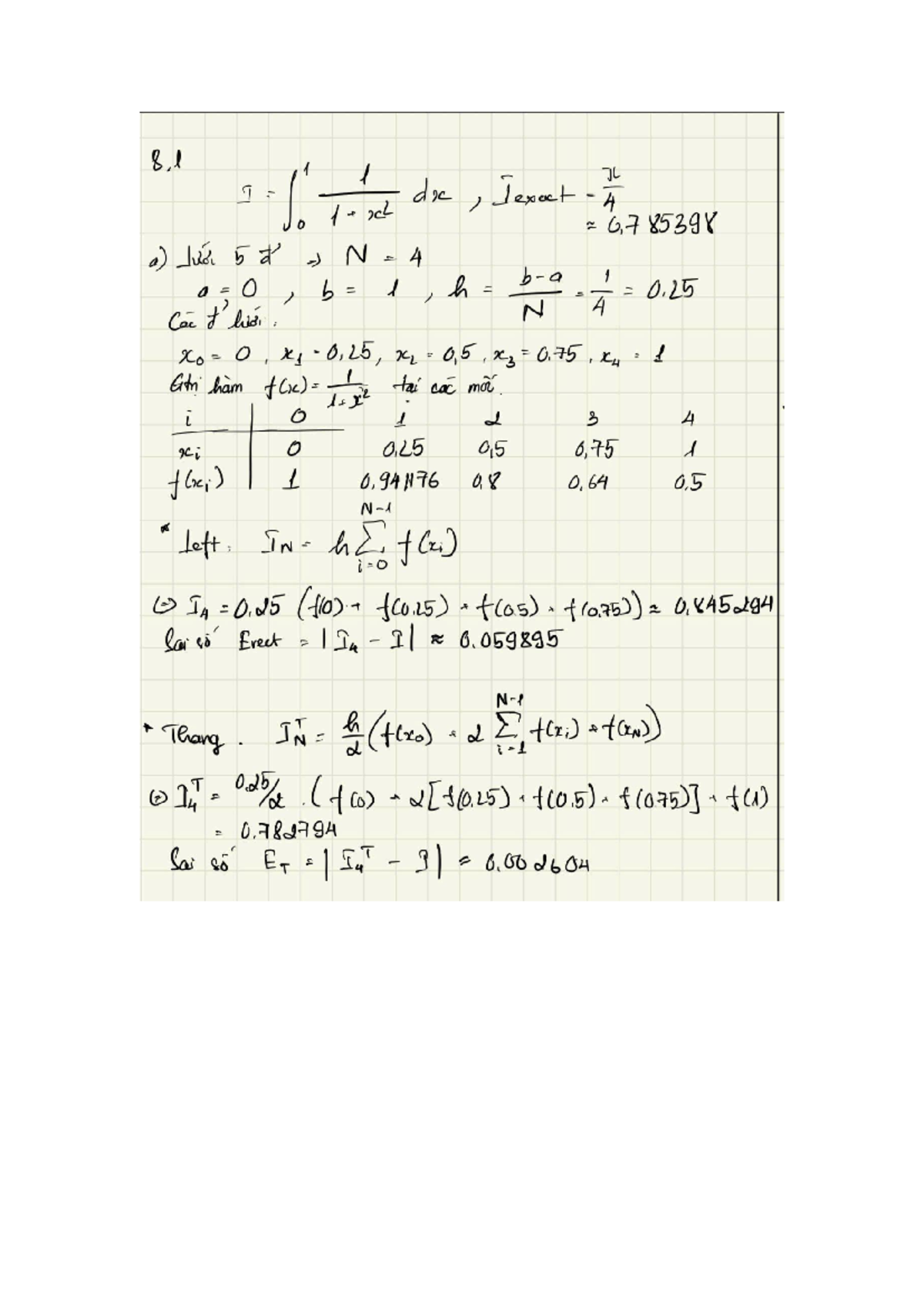 MATH 101: Numerical Integration Methods - Final Exam Notes - Studocu