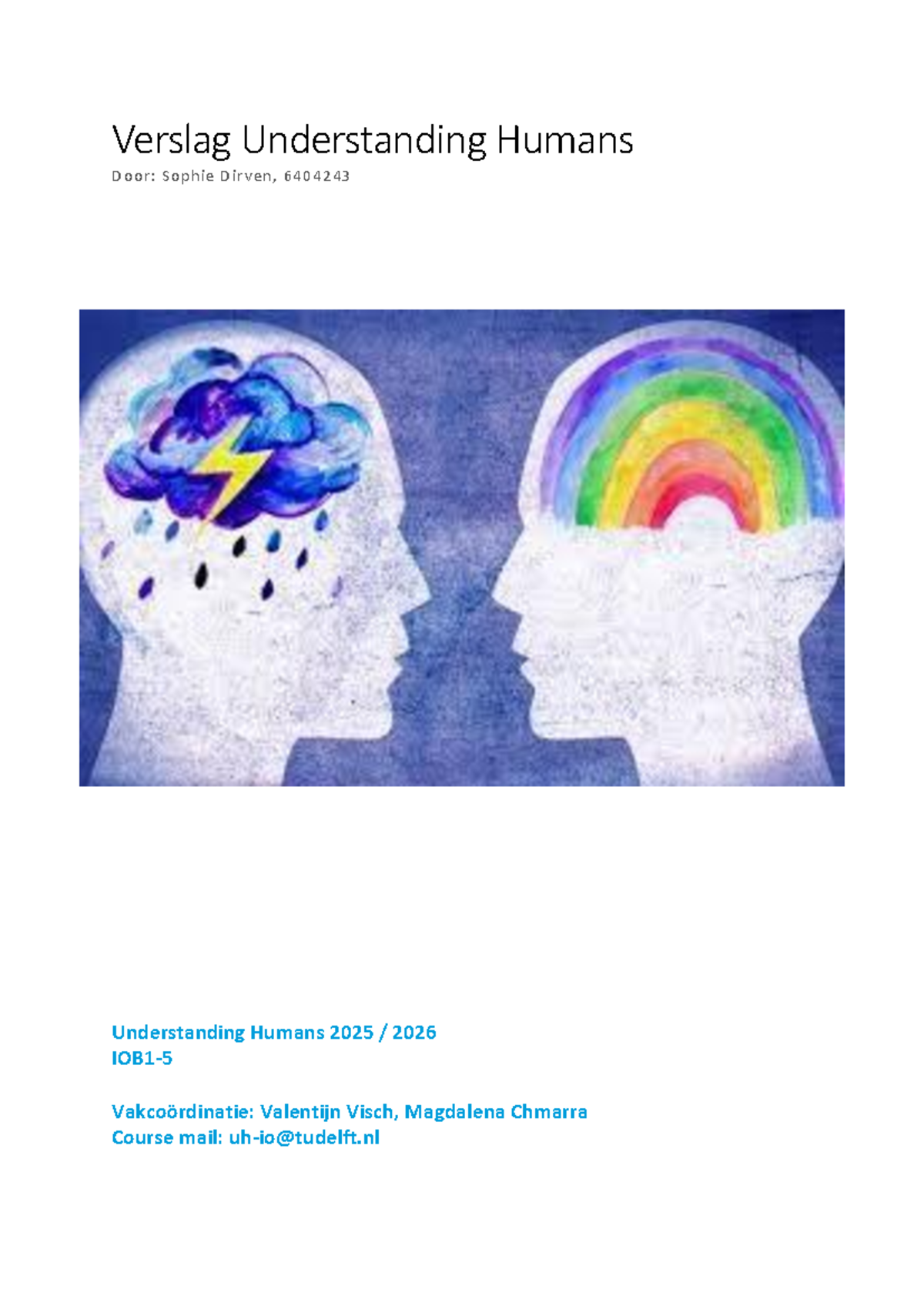 Verslag Understanding Humans 2025-2026 - Sophie Dirven (6404243 ...