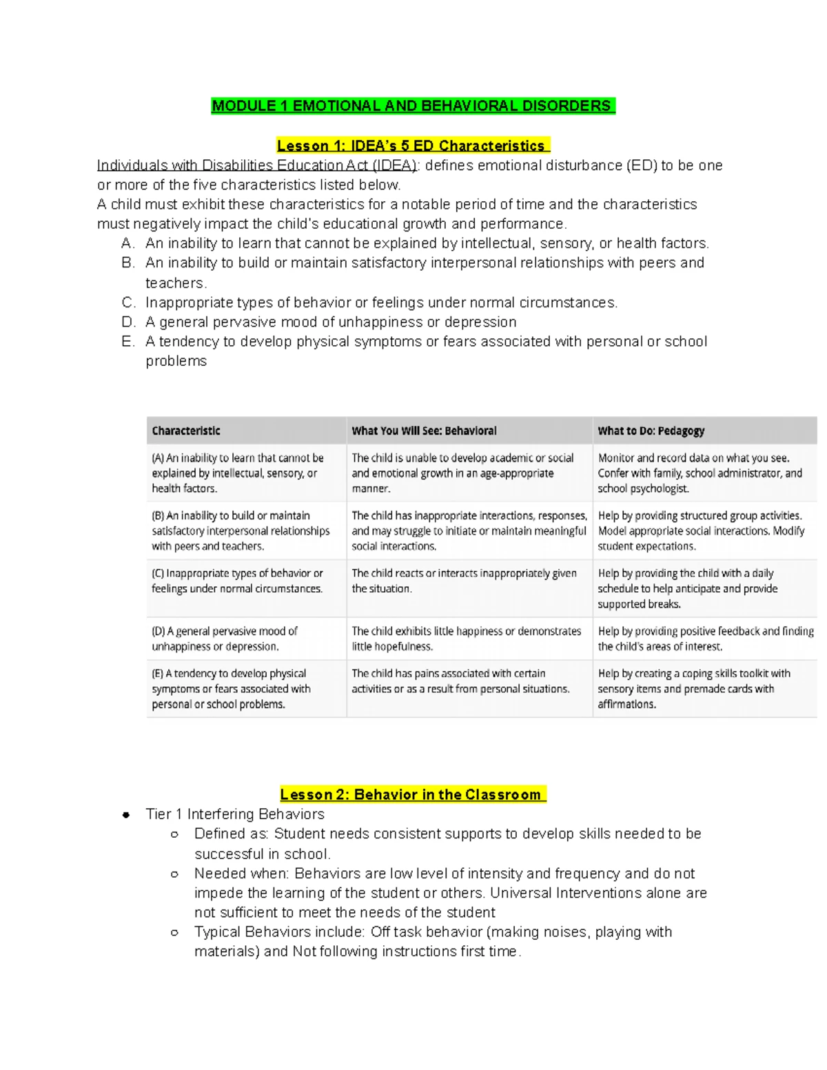 FBA BIP Form - FBA BIP Form sample - D001 Task 1 Functional Behavioral ...