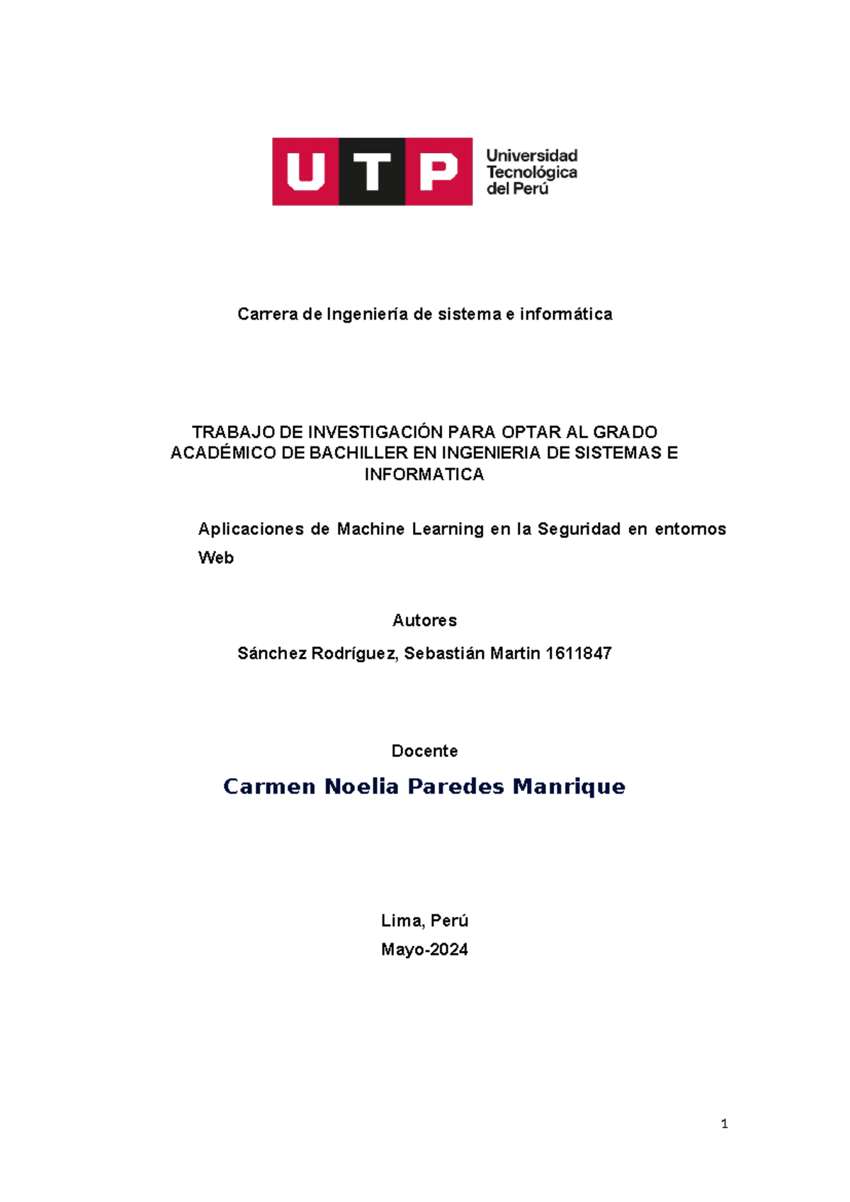 Investigación sobre Machine Learning en Seguridad Web - Avance 2 Rkenzq - Document Preview